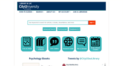 Desktop Screenshot of library.cityu.edu
