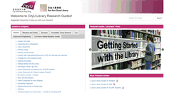 Desktop Screenshot of libguides.library.cityu.edu.hk